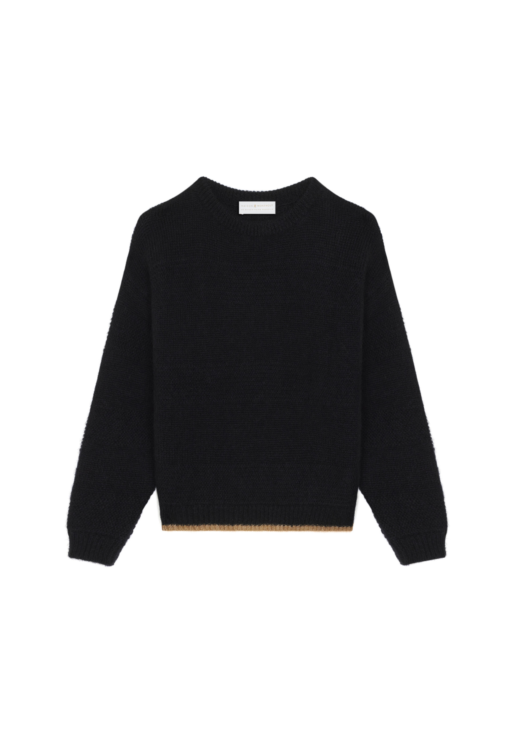 Pull ample bicolore en mohair - Gaby