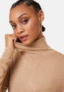 Bamboo cashmere turtleneck t-shirt - Aerio