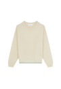 Pull ample bicolore en mohair - Gaby