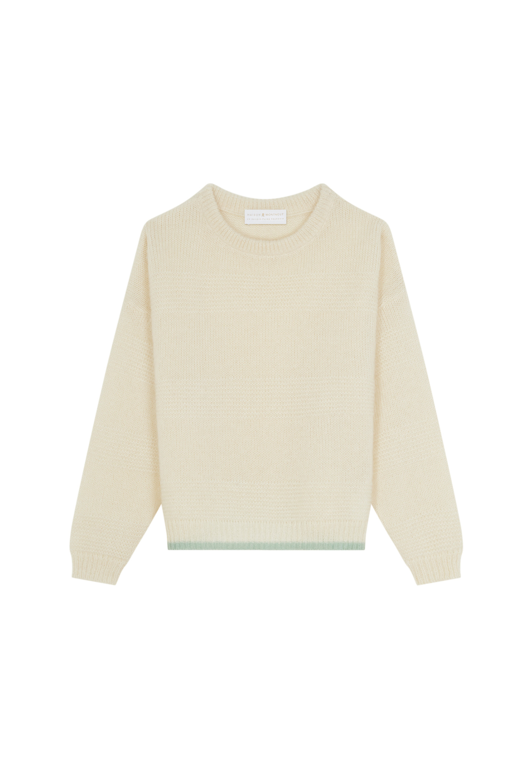 Loose two-tone mohair sweater - Gaby