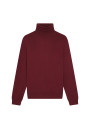Turtleneck sweater with logo in merino wool - Enzo