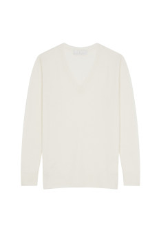 Merino wool V-neck sweater - Arya