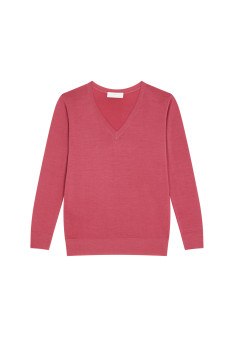 Merino wool V-neck sweater - Arya