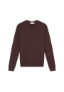 V-neck sweater with logo in merino wool - Elmo