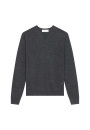V-neck sweater with logo in merino wool - Elmo