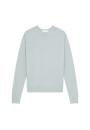 Crew neck sweater with logo in merino wool - Eddie