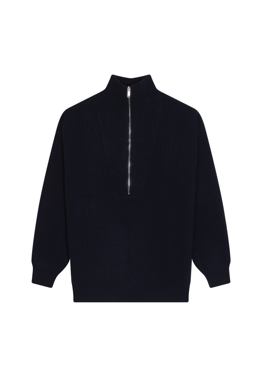 Cashmere-blend turtleneck sweater - French