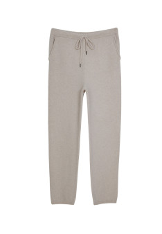 Joggers with pockets in recycled cashmere and wool - Anka