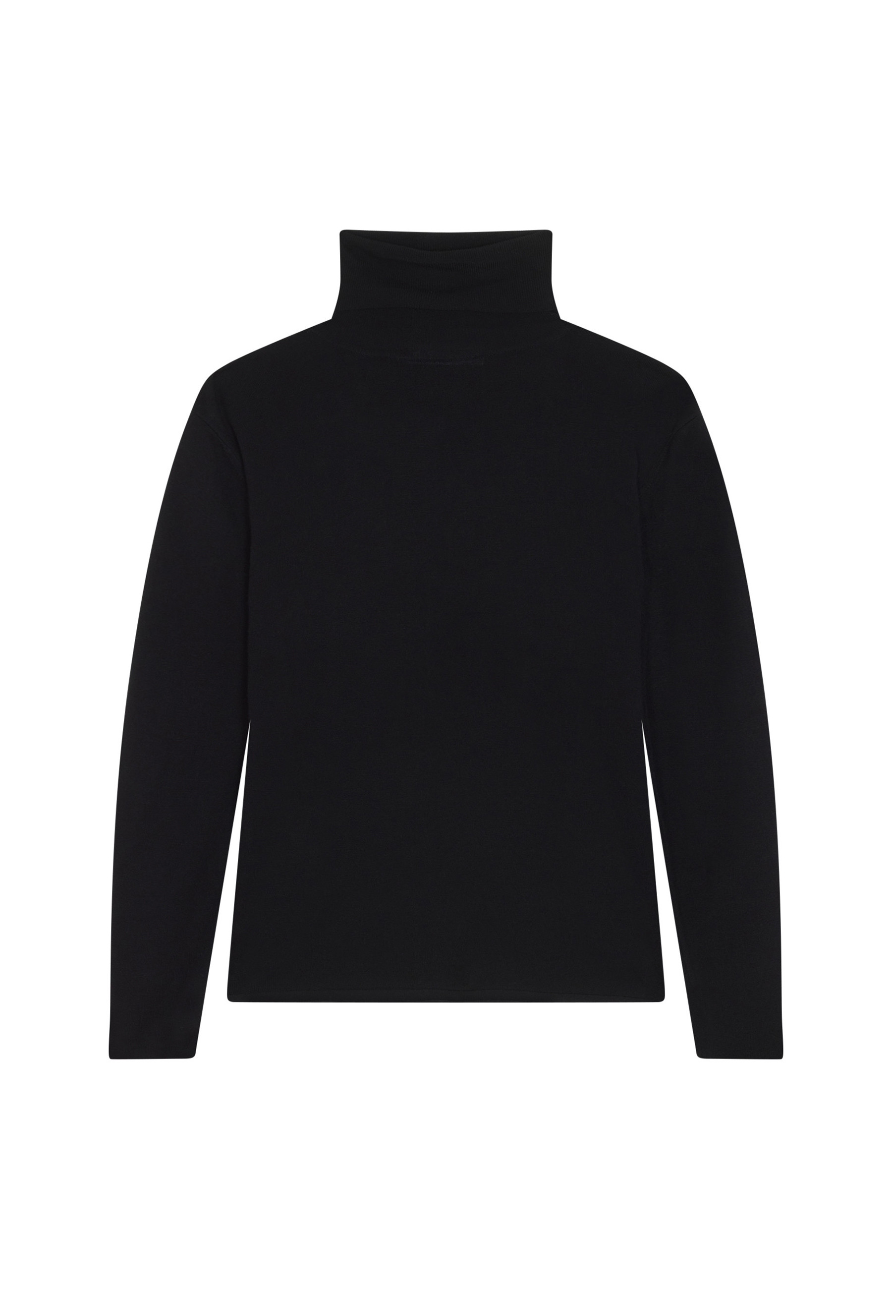 T-shirt col roulé en bambou cachemire fine maille - Aerio