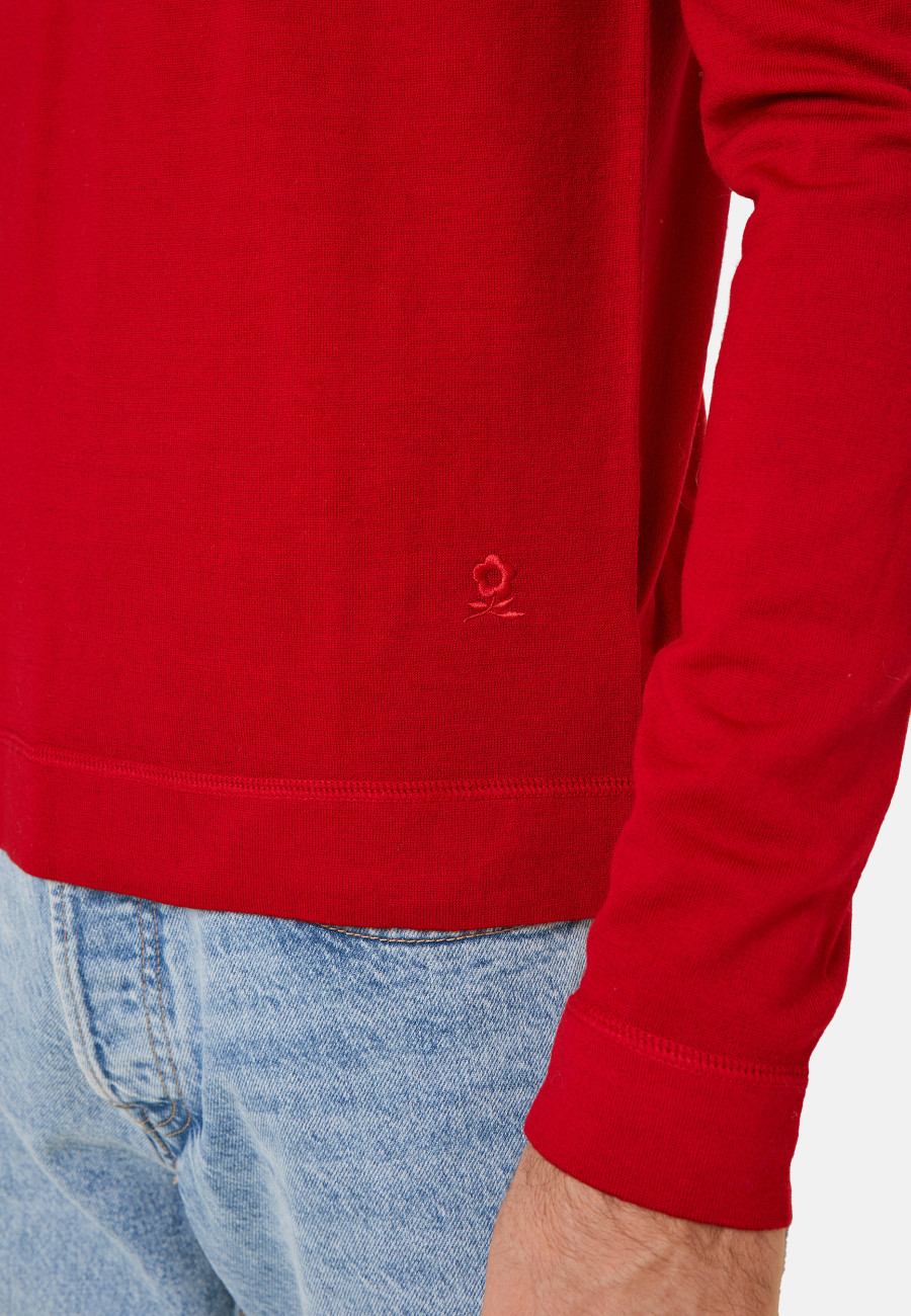 Suéter de lã merino com gola enrolada - Rythme