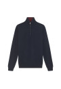 Cashmere sweater with trucker collar - Emile