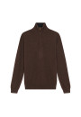 Cashmere sweater with trucker collar - Emile