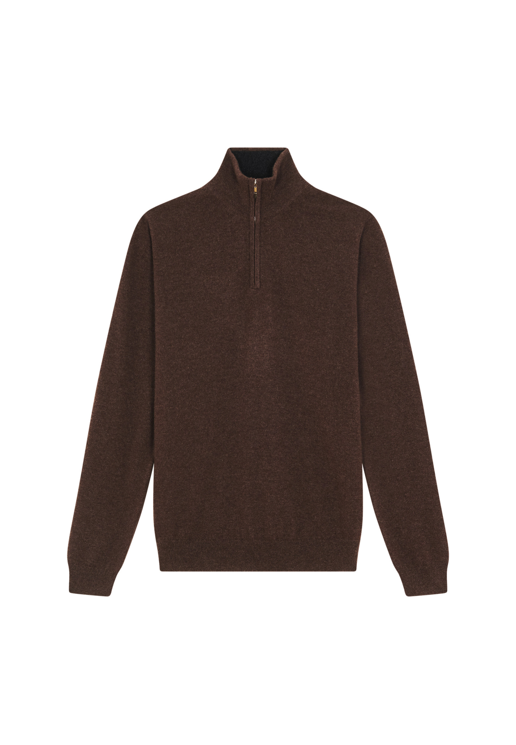 Pull col camionneur en cachemire - Emile 7914 cerise/volute - 51 Bordeaux