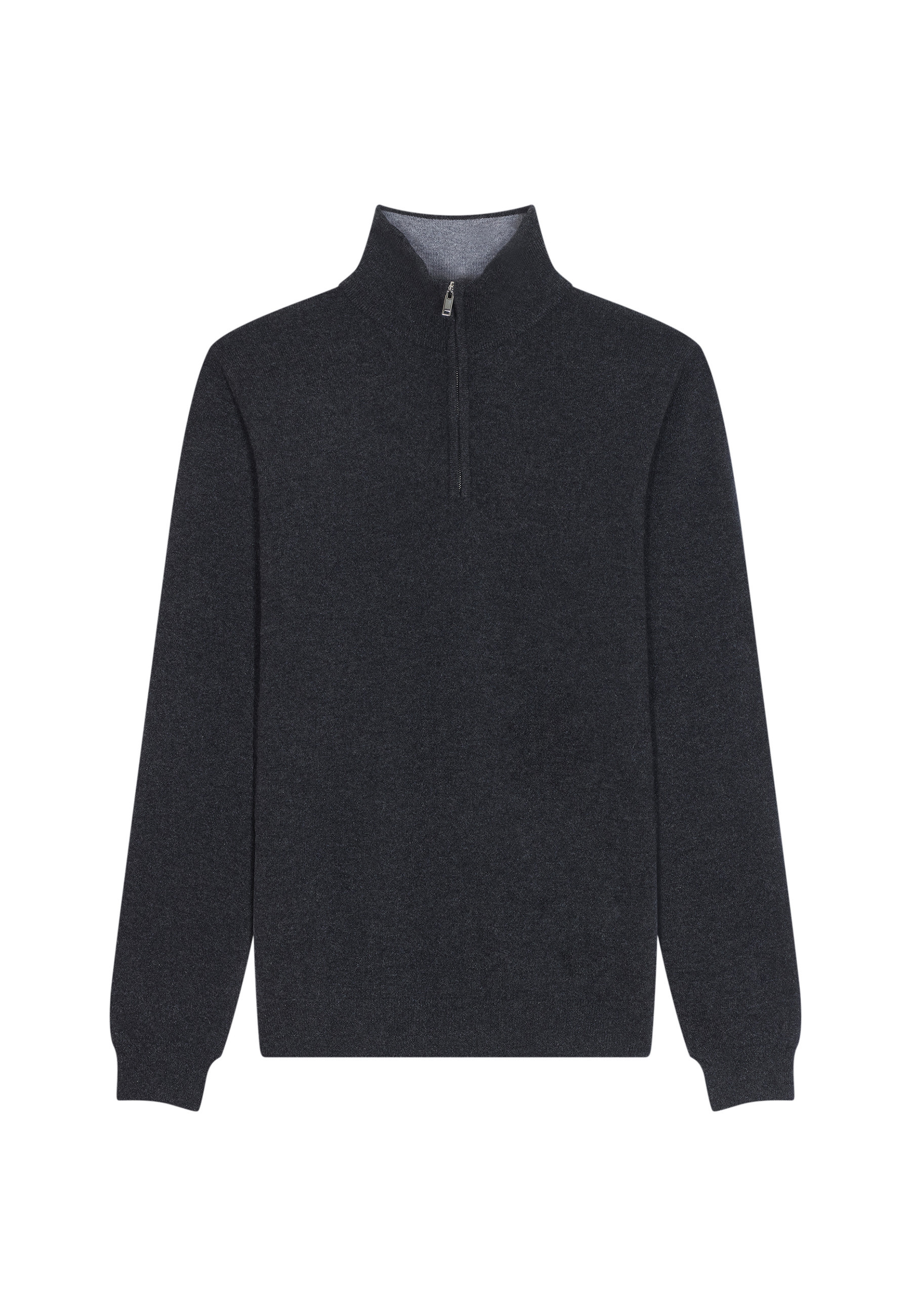 Pull col camionneur en cachemire - Emile 7914 cerise/volute - 51 Bordeaux