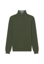 Cashmere sweater with trucker collar - Emile