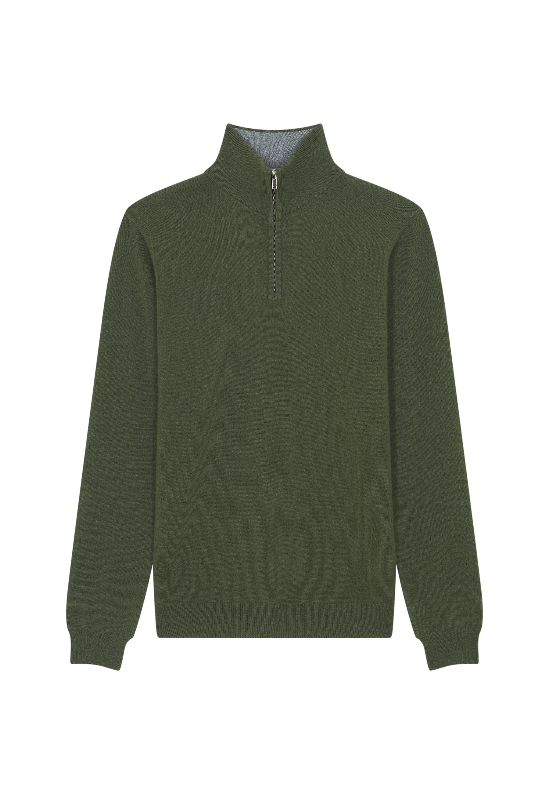 Pull col camionneur en cachemire - Emile 7914 cerise/volute - 51 Bordeaux