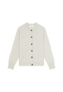 Cashmere round neck buttoned cardigan - Ari