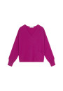 Short cashmere sweater with pocket - Balba