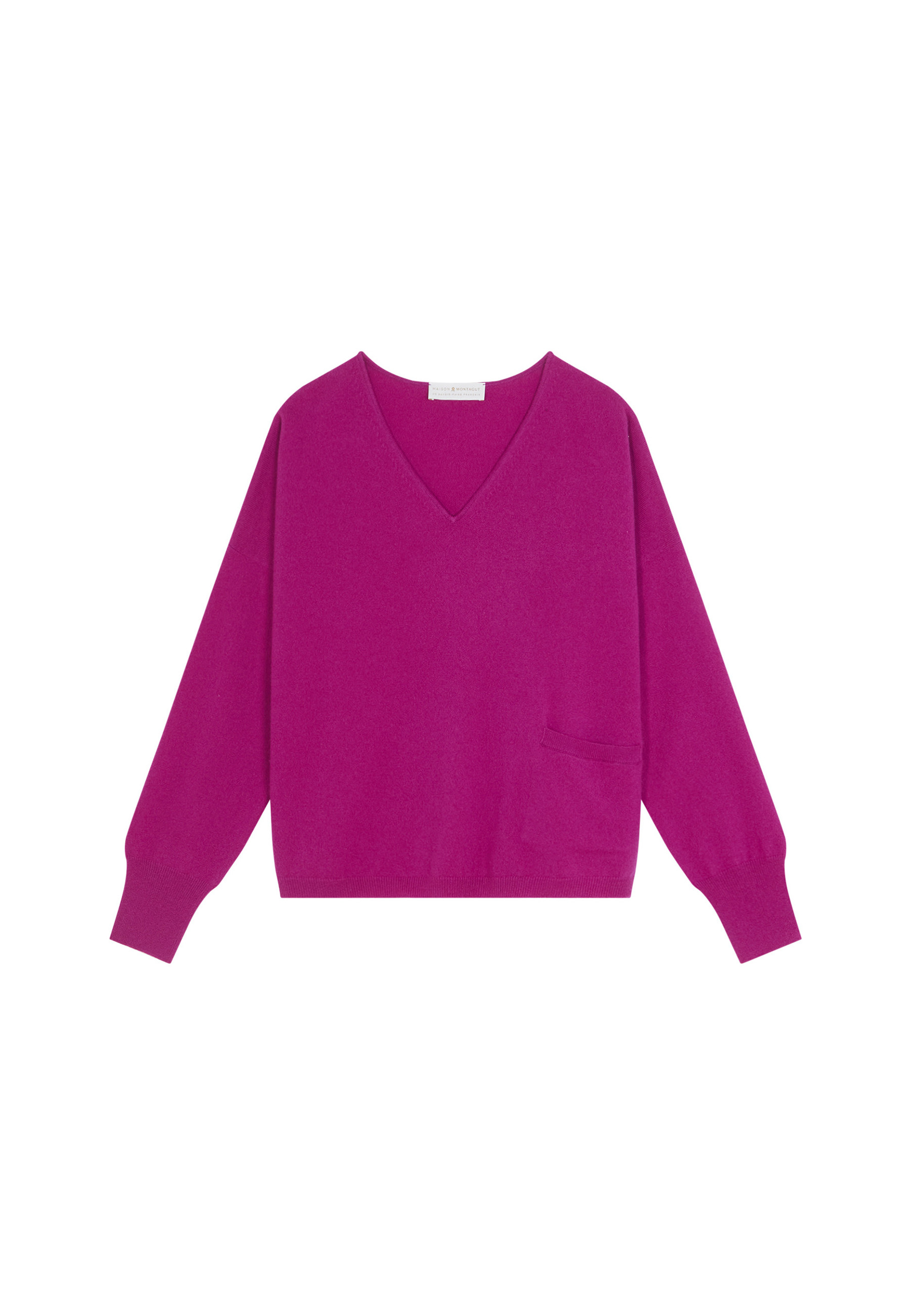 Pull court en cachemire avec poche - Balba