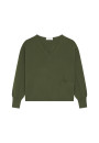 Short cashmere sweater with pocket - Balba