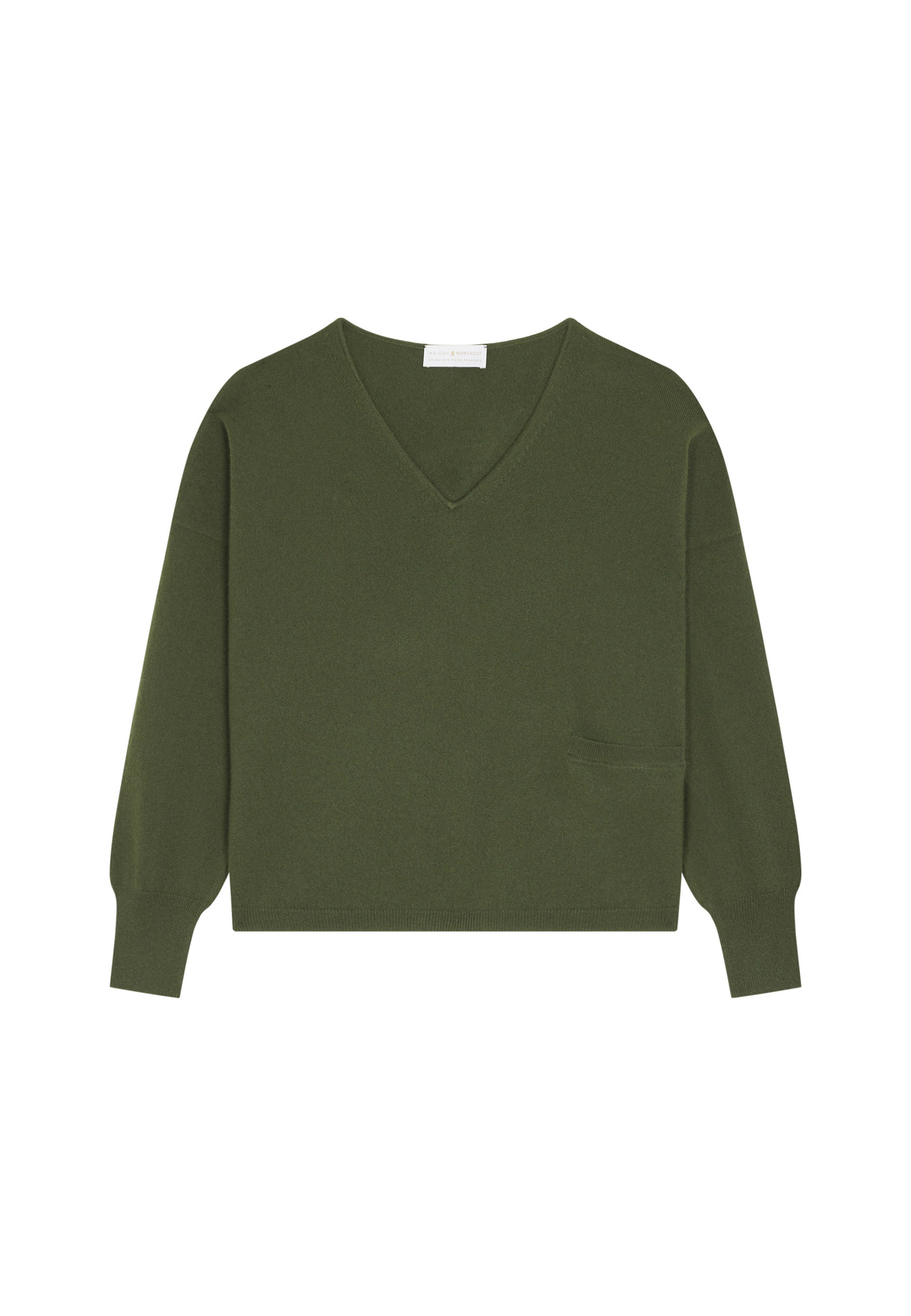 Pull court en cachemire avec poche - Balba