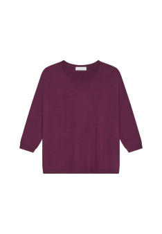 Pull ample col rond en laine mérinos - Azel