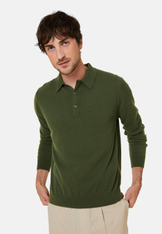 Pull col polo en cachemire - Emerson