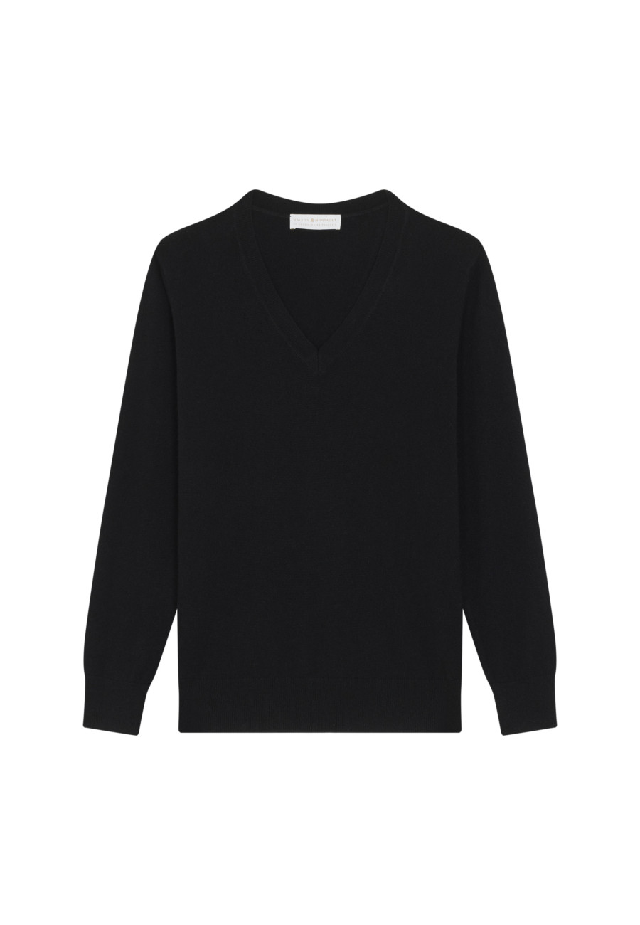 Suéter de cashmere com decote em V - Abel