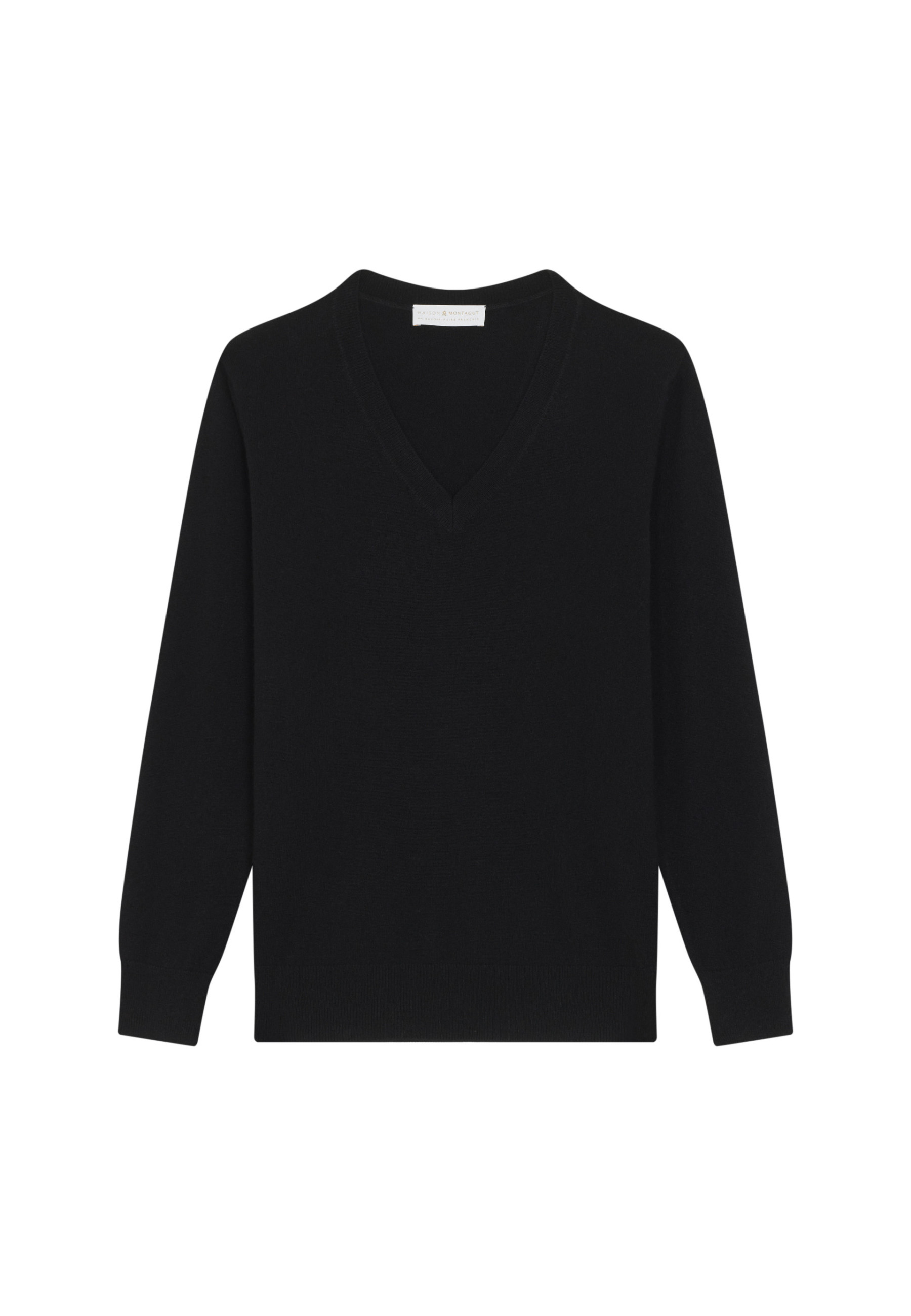 Pull col V en cachemire - Abel 7852 celadon - 94 Vert amande