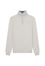 Cashmere sweater with trucker collar - Emile