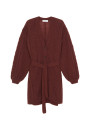 Balloon sleeve buttoned mohair coat - Galilee