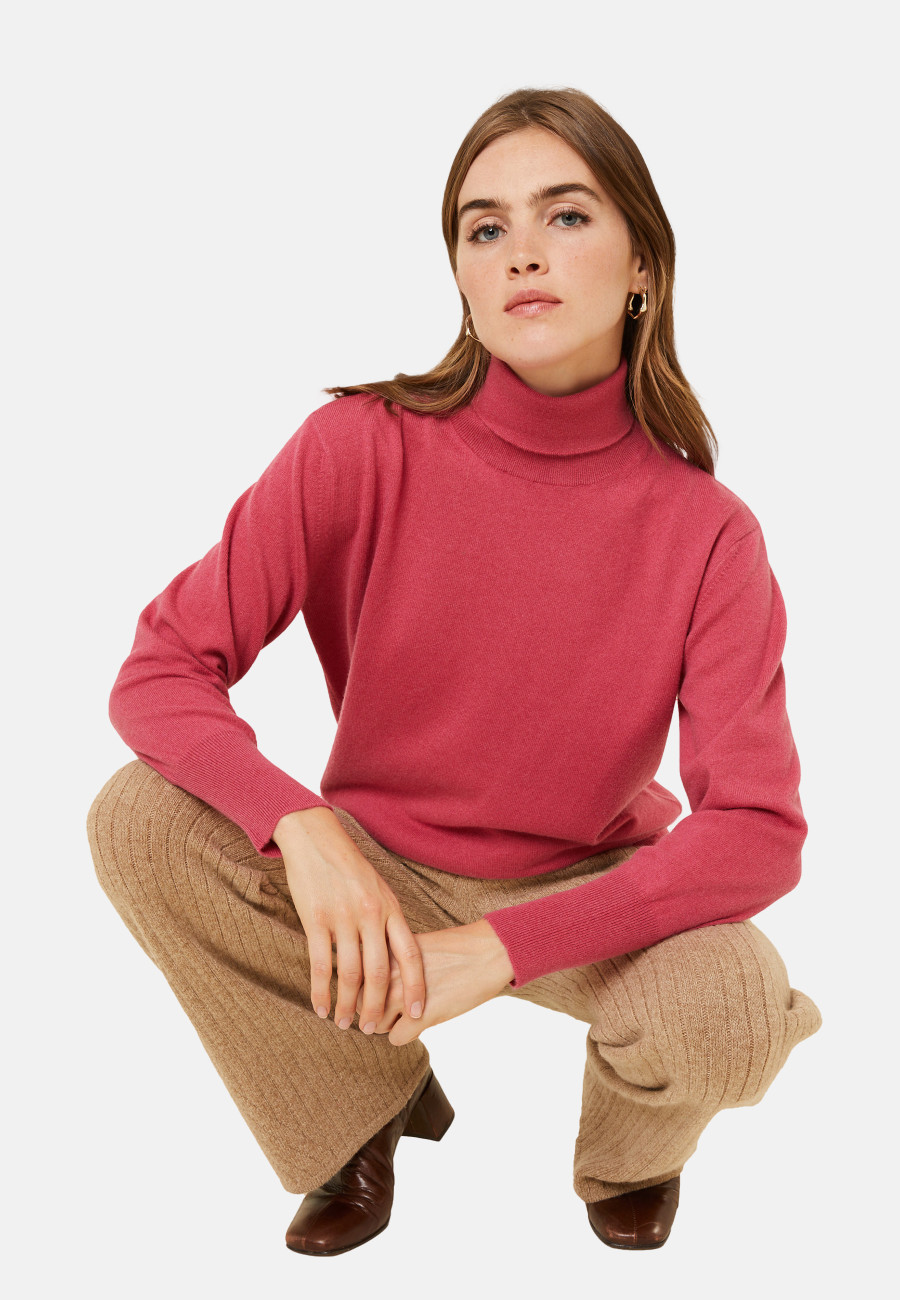 Suéter de cashmere com gola alta - Anabelle