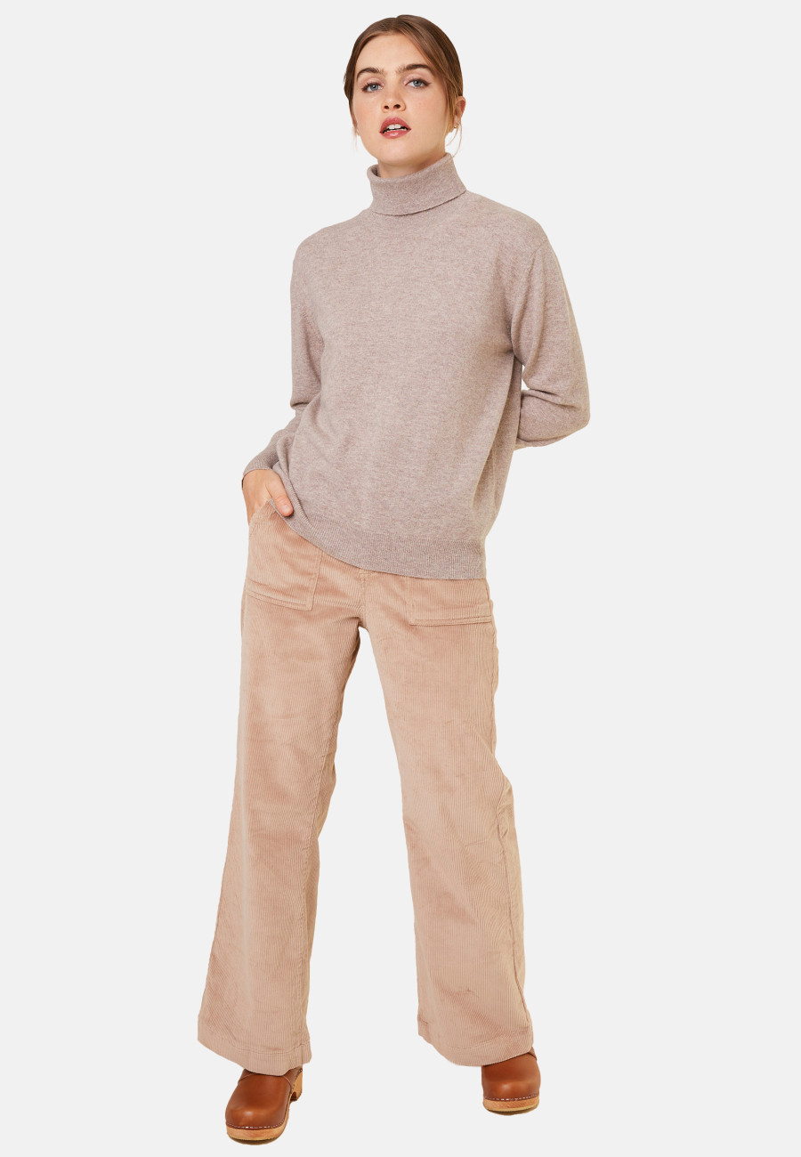 Suéter de cashmere com gola alta - Anabelle