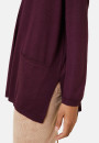 Loose V-neck sweater with pockets in merino wool - Albertine