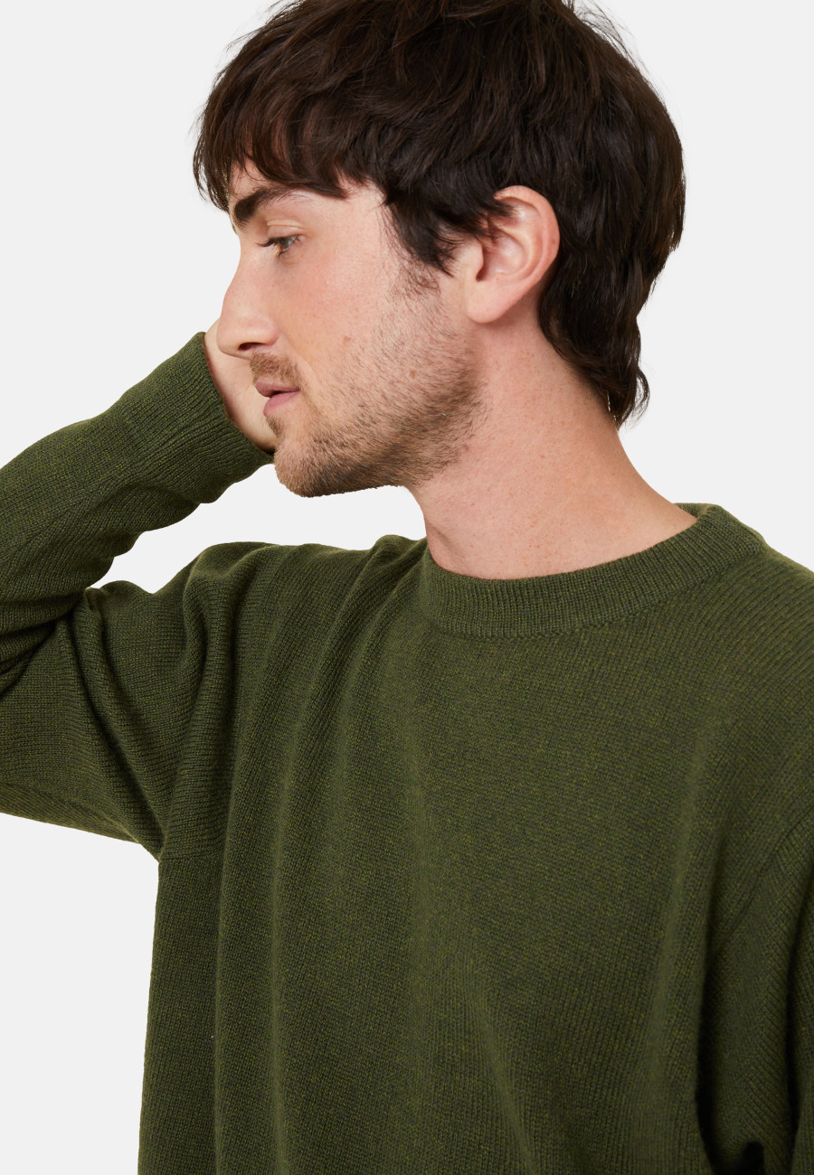 Wool and cashmere round neck sweater - Fado