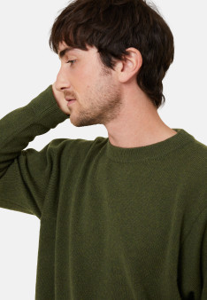 Pull col rond en laine et cachemire - Fado