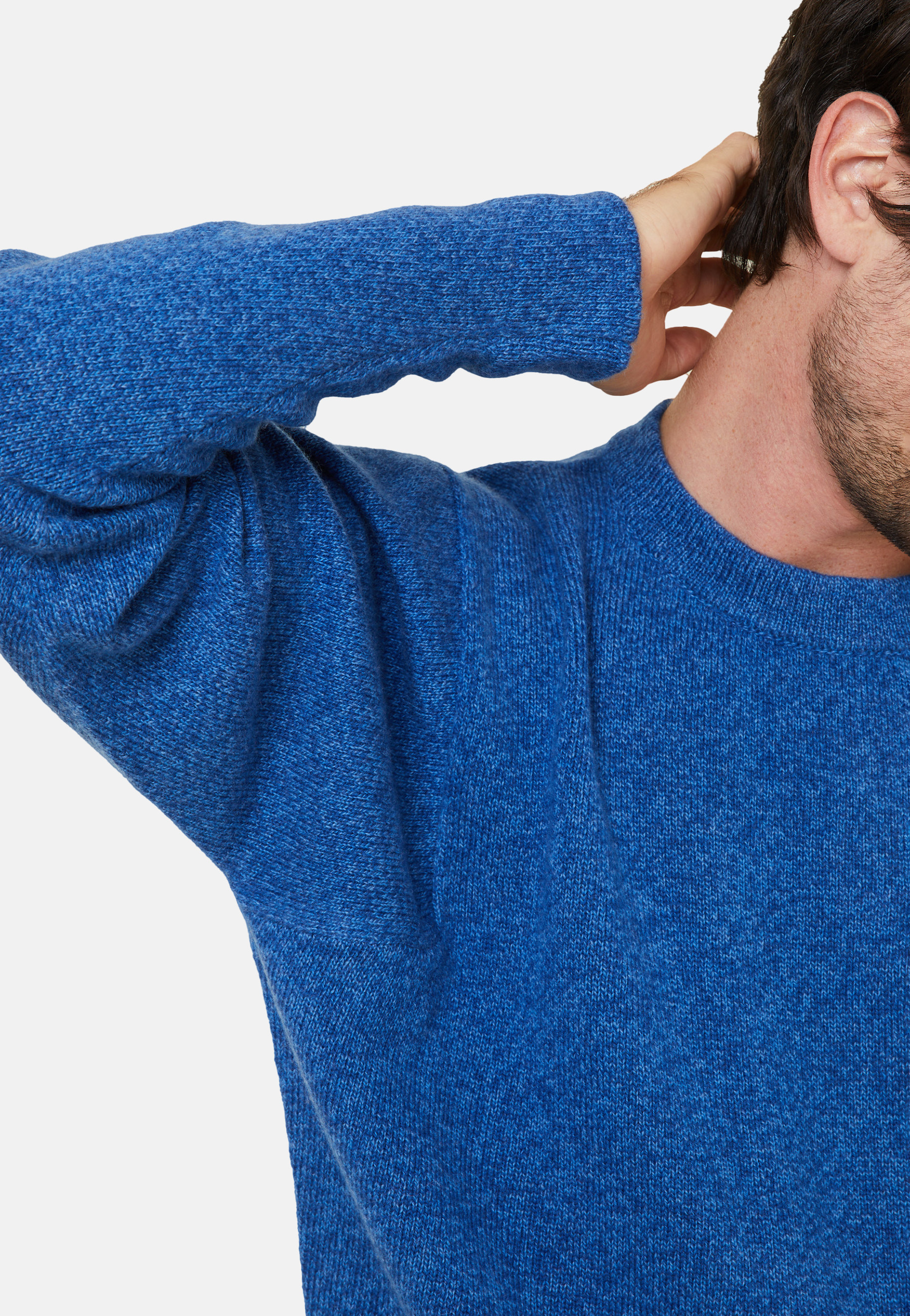 Pull col rond en laine et cachemire - Fado