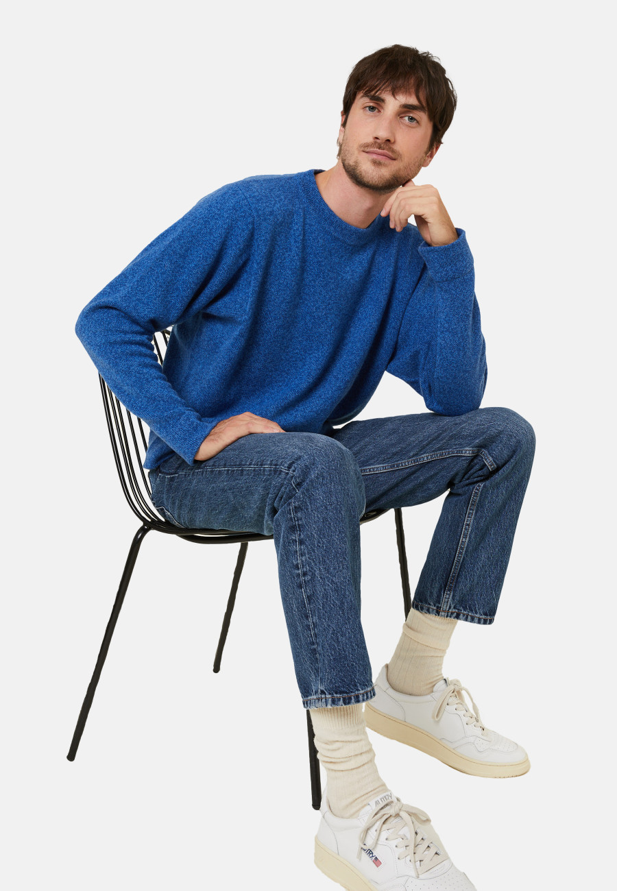 Camisola de lã e caxemira com gola redonda - Fado