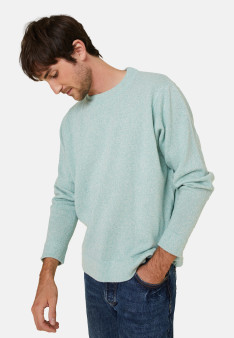 Pull col rond en laine et cachemire - Fado