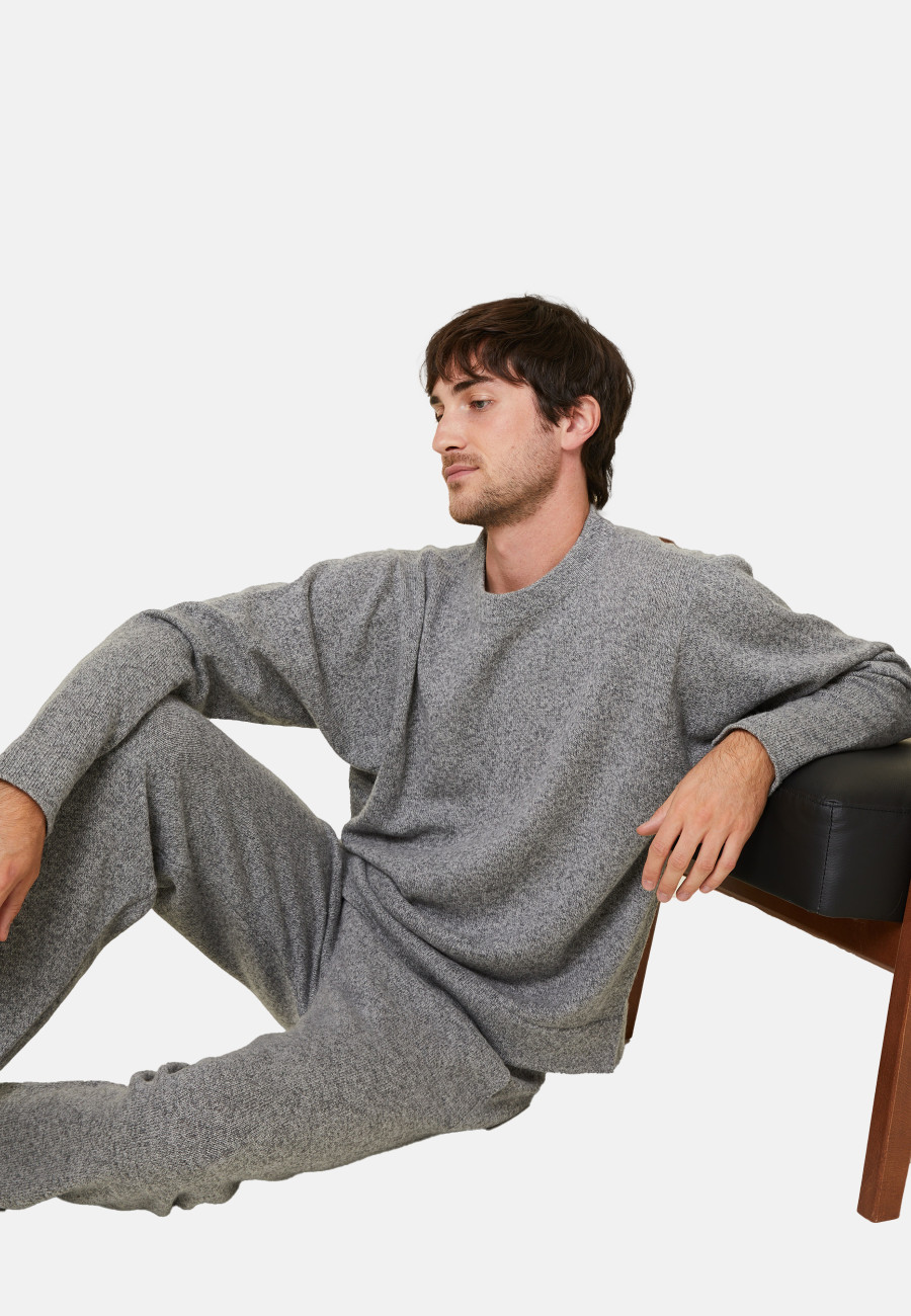 Wool and cashmere round neck sweater - Fado