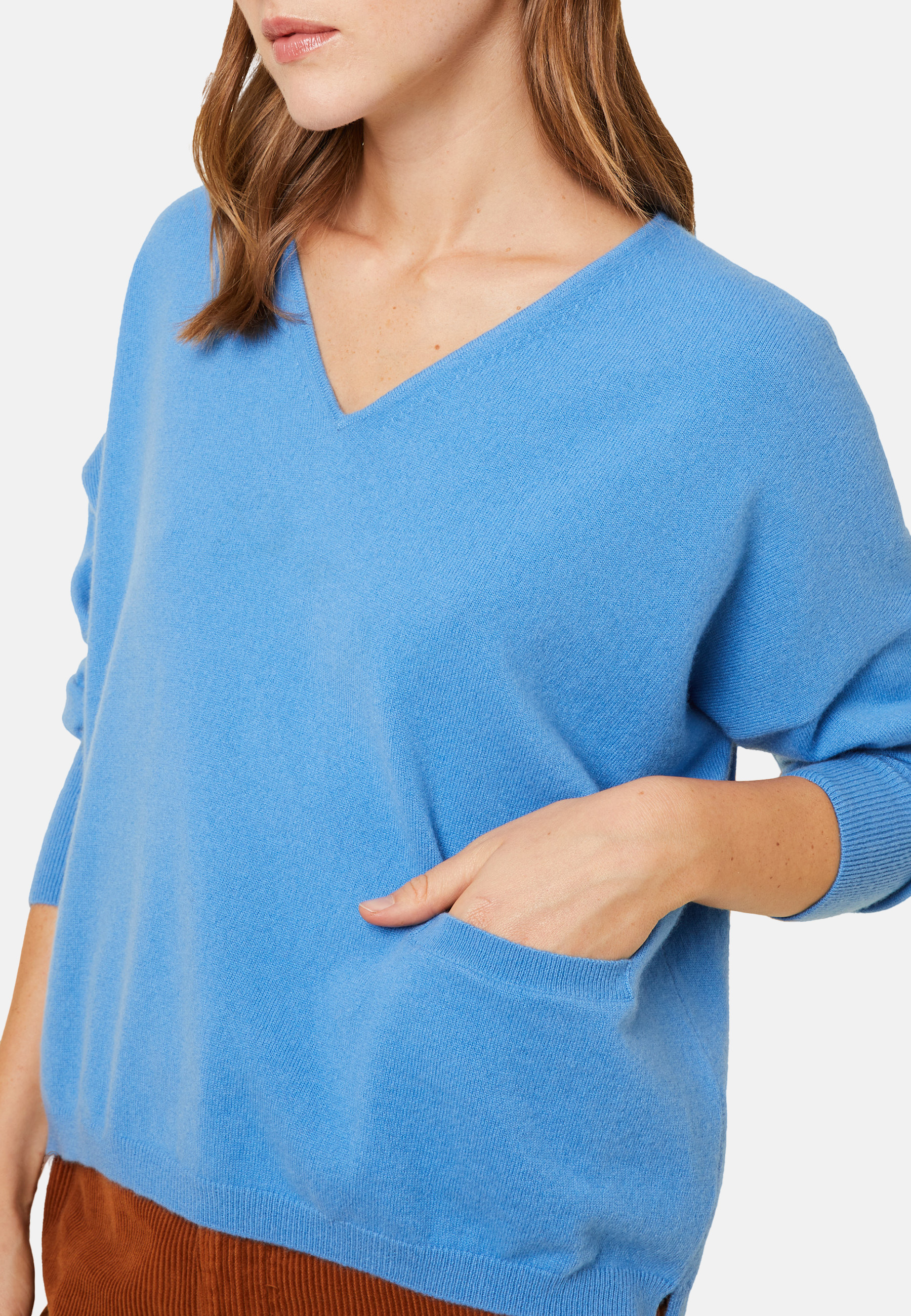 Pull court en cachemire avec poche - Balba