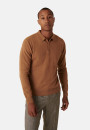 Pull col polo en cachemire - Emerson 7451 bronze - 83 Kaki