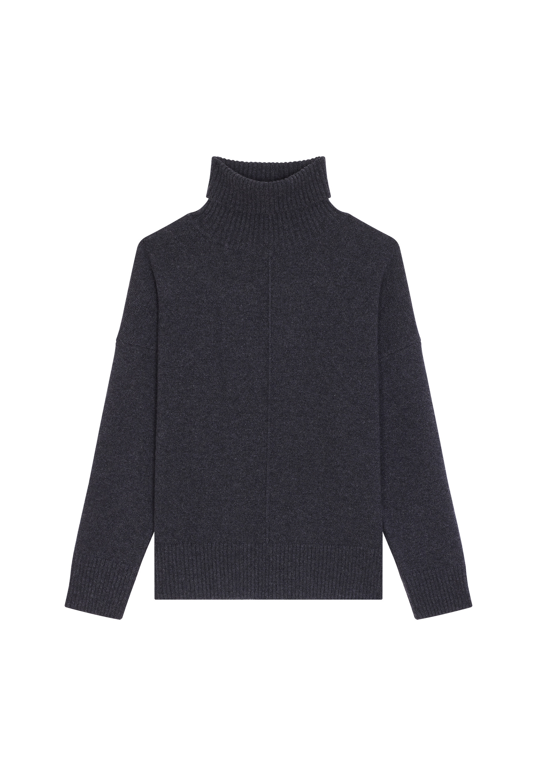 Turtleneck sweater with cashmere slits - Adena