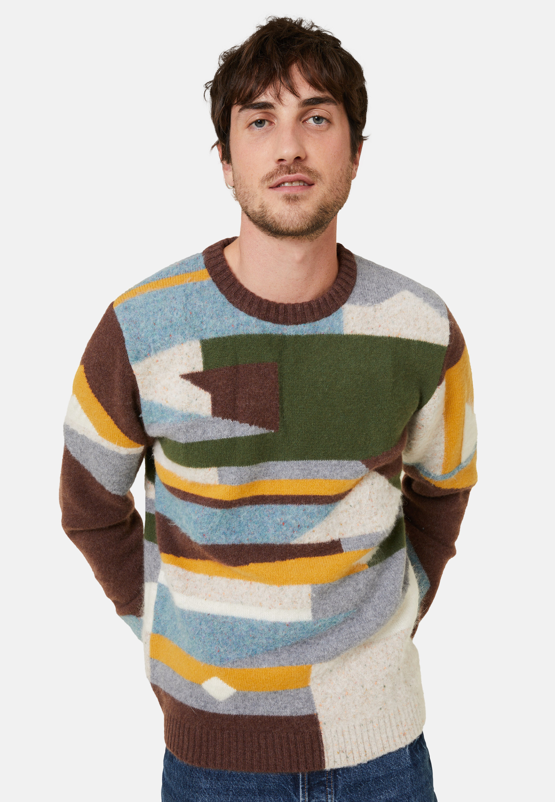 Superbowl round neck cashmere sweater - Florian