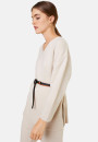 Loose sweater with slits in recycled cashmere and wool - Darius