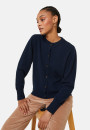 Cashmere round neck buttoned cardigan - Ari