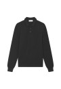 Polo neck sweater with logo in merino wool - Eni