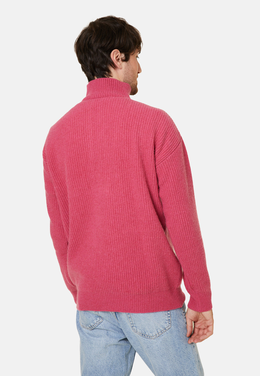 Cashmere-blend turtleneck sweater - French