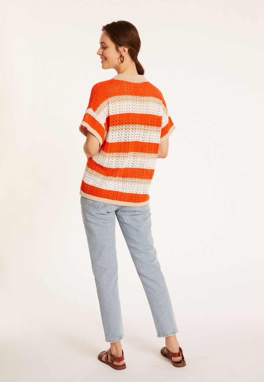 Chemisier Ajouré em Coton - Merlin