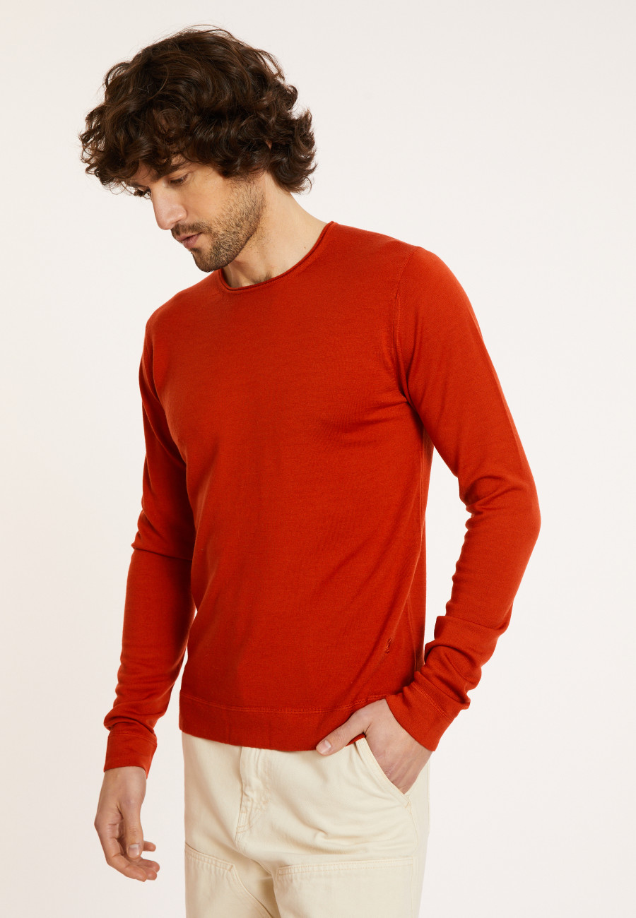 Suéter de lã merino com gola enrolada - Rythme